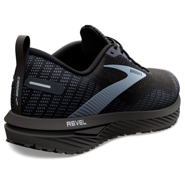 Brooks Revel 6 - Mens Running Shoes - Black/Blackened Pearl/Grey