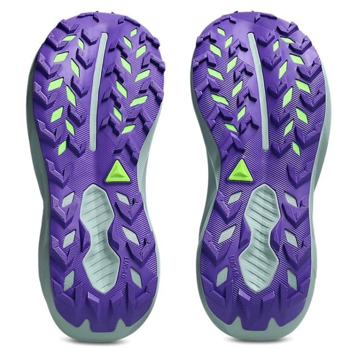 Asics Trabuco 14 - Womens Trail Running Shoes - Foggy Teal/Radiant Amethyst - image 5