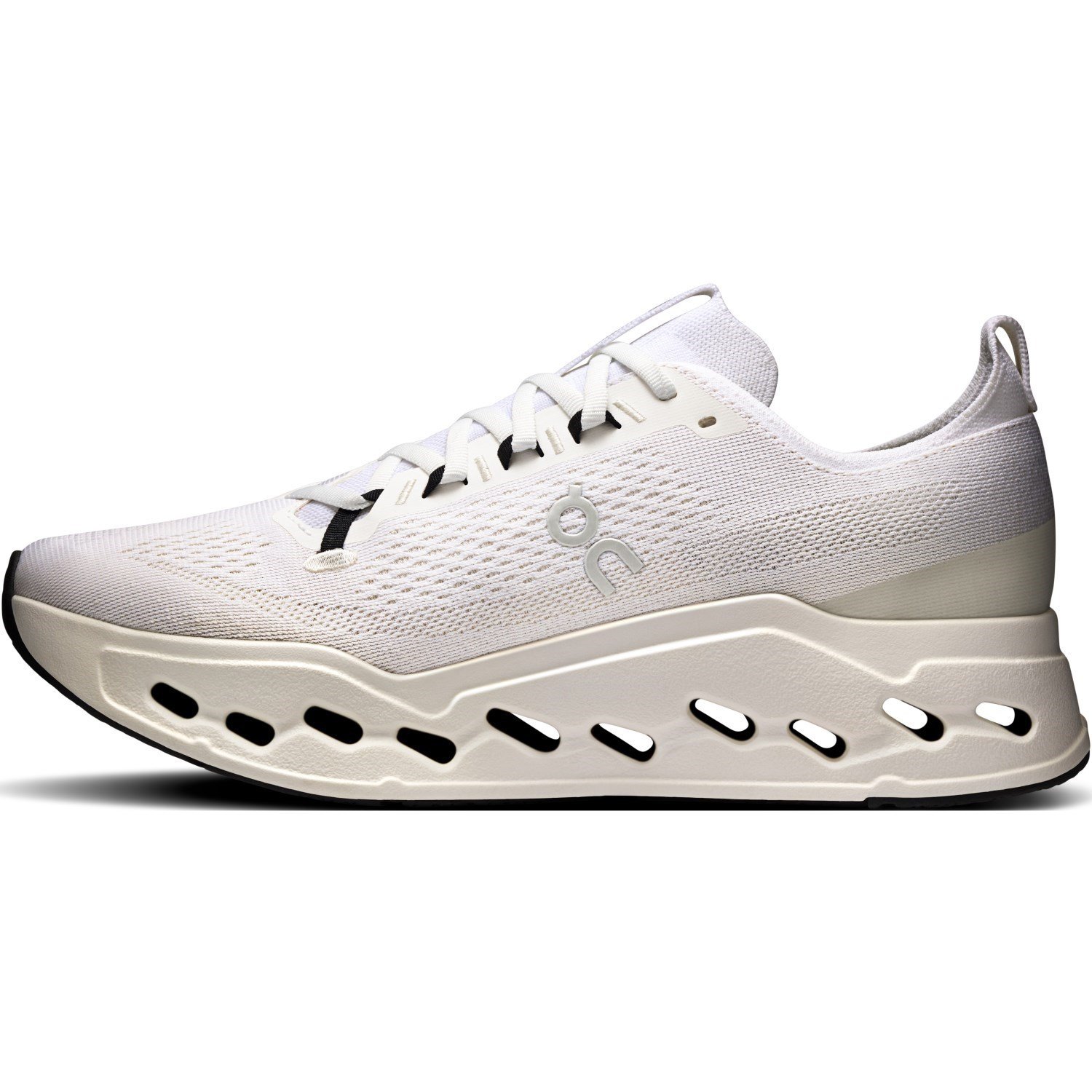On Cloudsurfer Max - Mens Running Shoes - White/White