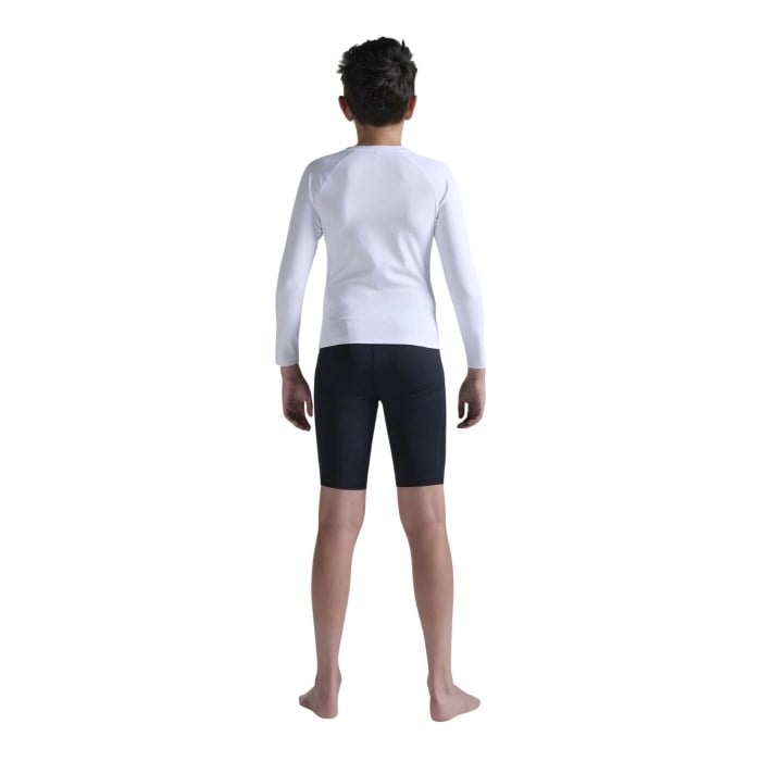 2XU Youth Core Compression Long Sleeve - White/White
