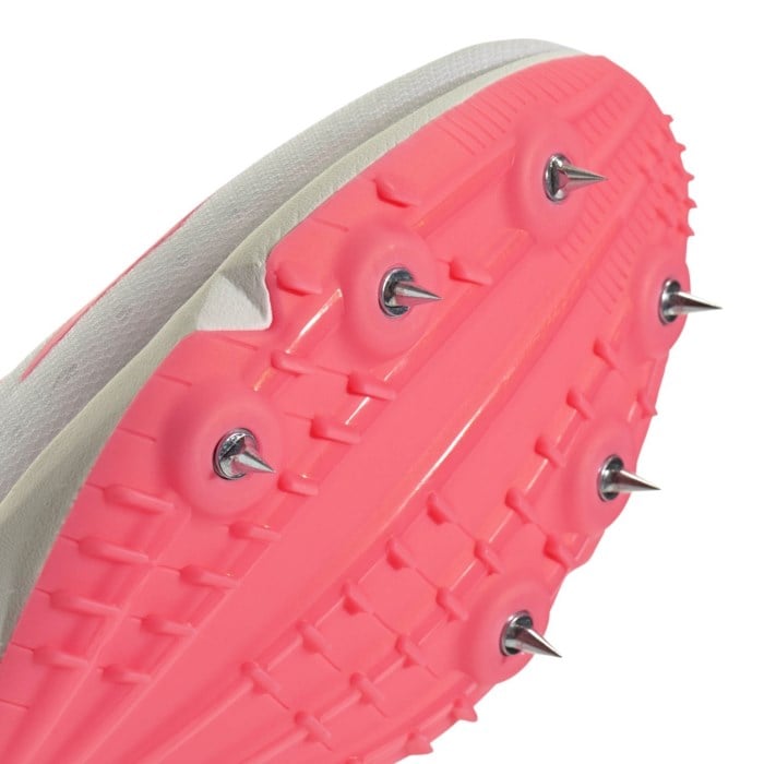 adidas Adizero DistanceStar - Unisex Track and Field Spikes - Cloud White/Solar Turbo/Gold Metallic - image 7