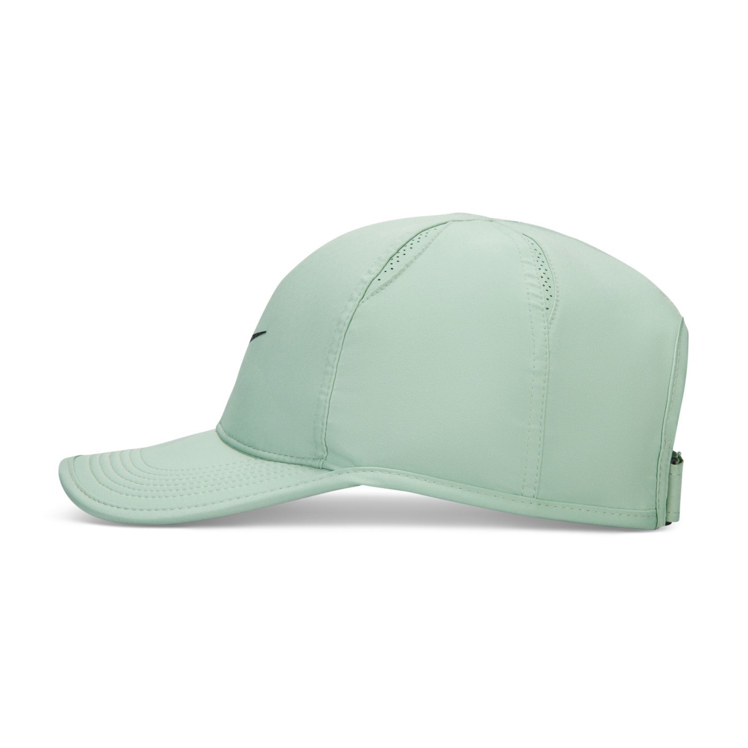 Nike Dri-Fit Club Unstructured Featherlight Running Cap - Steam/Black