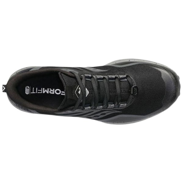 Saucony Peregrine 12 - Womens Trail Running Shoes - Black/Charcoal