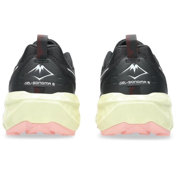Asics Gel Sonoma 8 - Womens Trail Running Shoes - Black/White