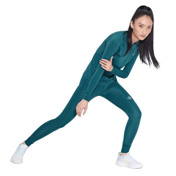 Skins Series-2 Womens Compression Long Tights - Light Teal