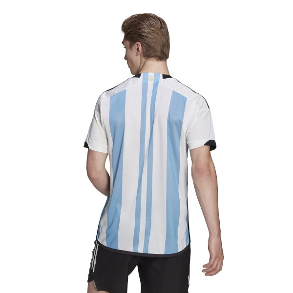 Adidas Argentina 22 Home Mens Soccer Jersey - White/Light Blue