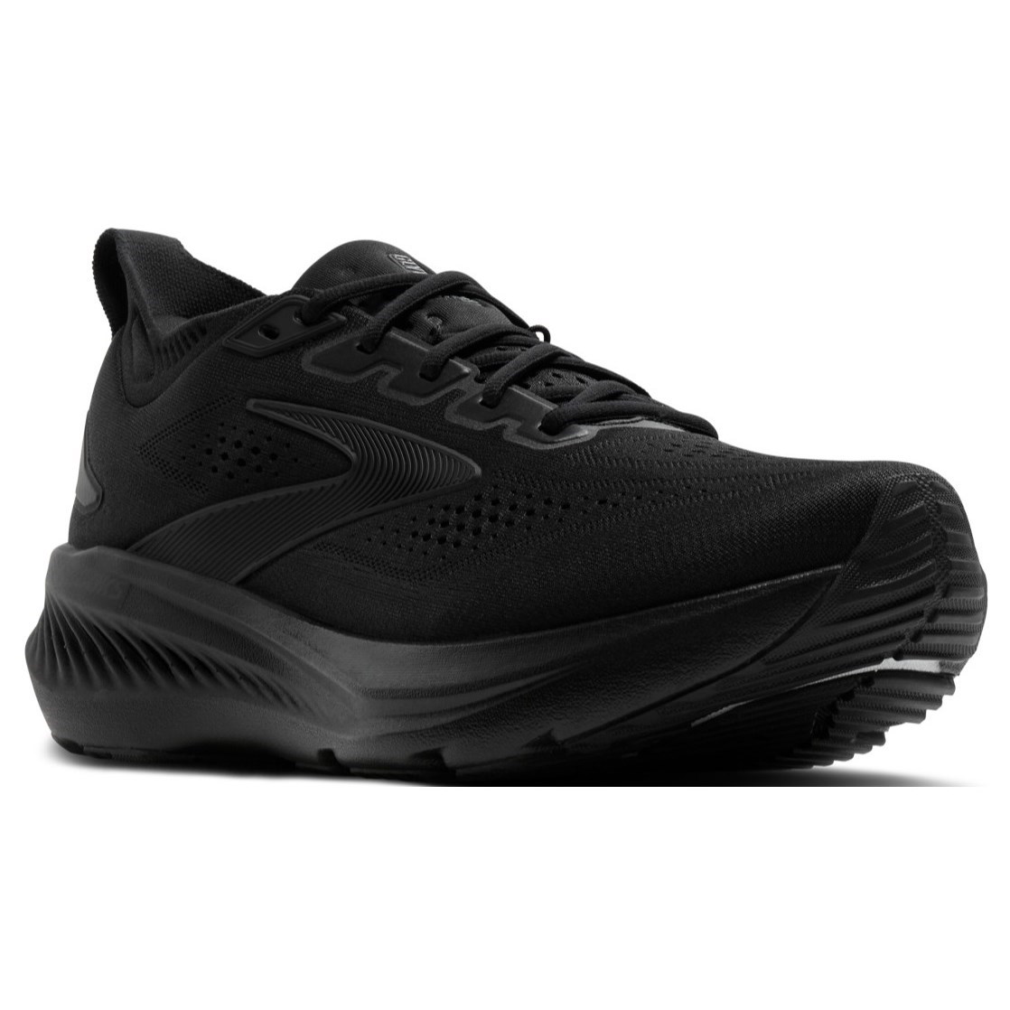 Brooks Glycerin GTS 23 - Mens Running Shoes - Black/Black/Ebony