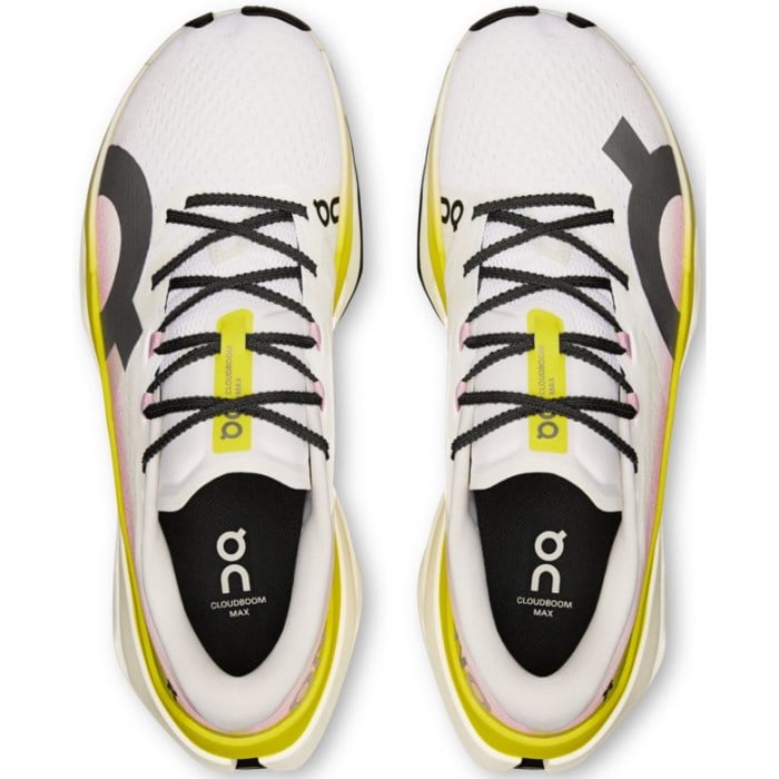On Cloudboom Max - Mens Running Shoes - Lime/Raspberry