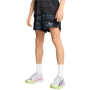 Puma Velocity All-Over Print 5 Inch Running Shorts - Mens