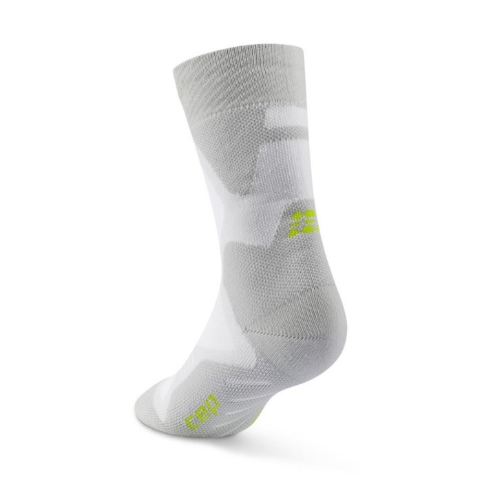CEP Core Run Cushion Mid Cut Unisex Compression Socks - Grey