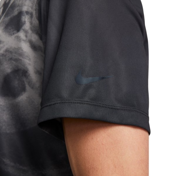Nike Dri-Fit Run Division Rise 365 Mens Running T-Shirt - Black/Reflective Black