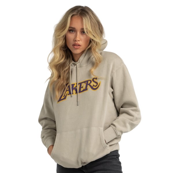 Shop Mitchell & Ness Lakers Hoodie in Black