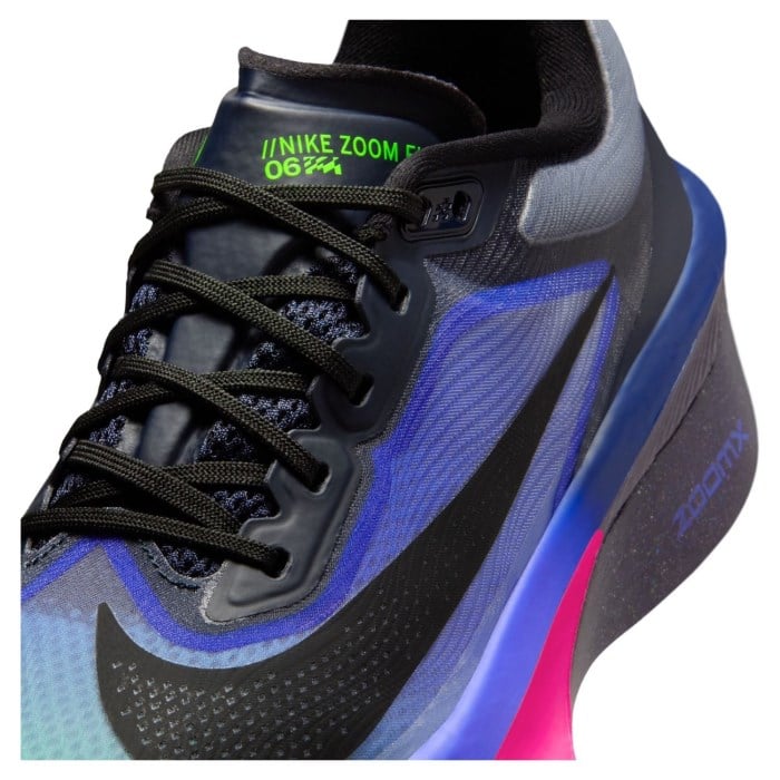 Nike Zoom Fly 6 GLAM - Womens Running Shoes - Dark Obsidian/Black/Racer Blue