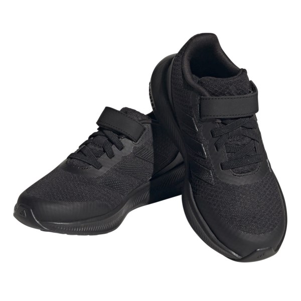Adidas RunFalcon 3 Velcro - Kids Running Shoes - Core Black