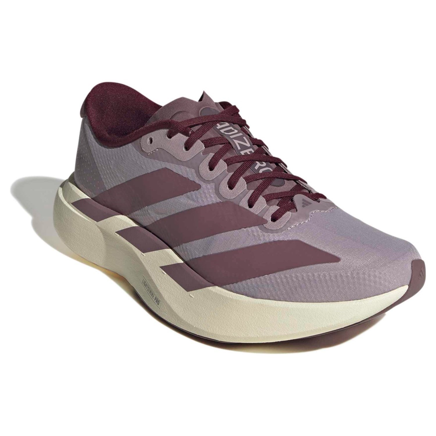 adidas Adizero Evo SL Woven - Womens Running Shoes - Preloved Fig/Shadow Fig/Maroon - image 6