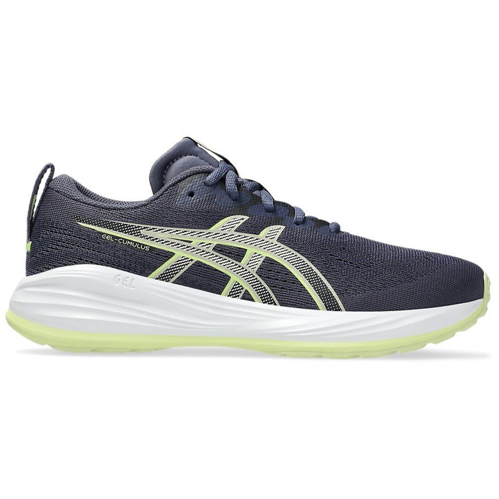 Asics Gel Cumulus 27 GS - Kids Running Shoes - Indigo Fog/Lucid Yellow