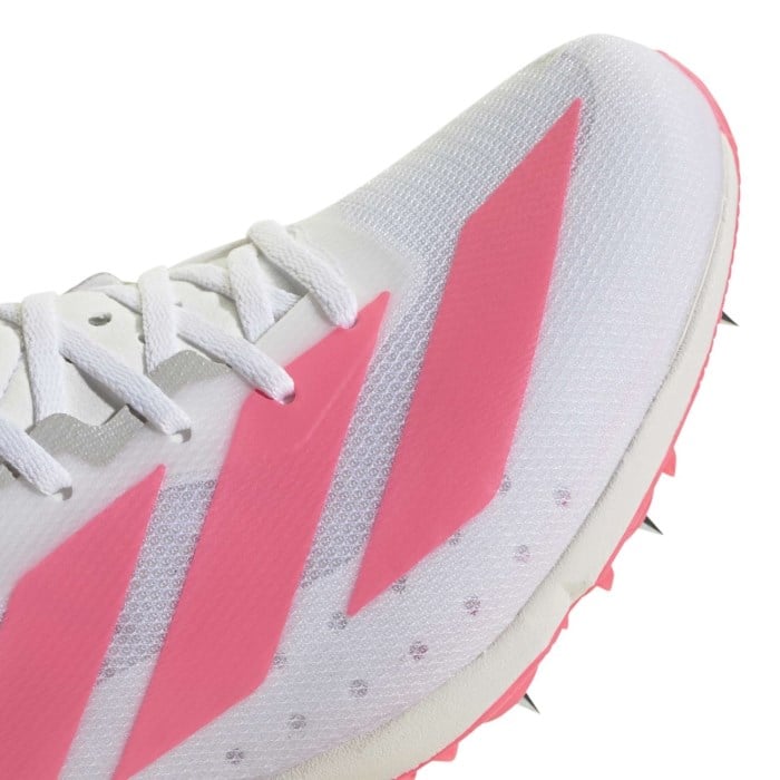 adidas Adizero DistanceStar - Unisex Track and Field Spikes - Cloud White/Solar Turbo/Gold Metallic - image 8