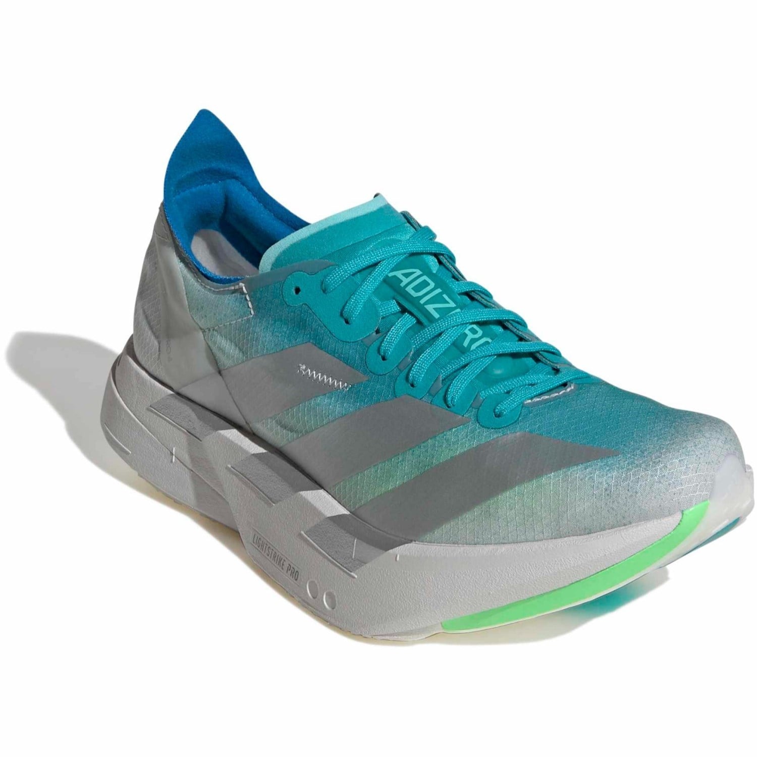 adidas Adizero Adios Pro 4 - Womens Racing Shoes - Hi Res Aqua/Matte Silver/Grey One