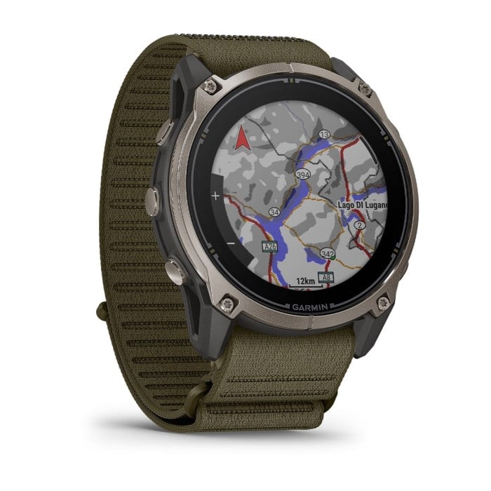 Garmin Enduro 4 Titanium GPS Smartwatch - Bare Titanium/Dark Olive - image 3