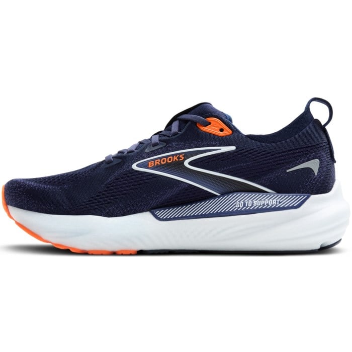Brooks Glycerin GTS 22 - Mens Running Shoes - Peacoat/Blue Ribbon/Orange