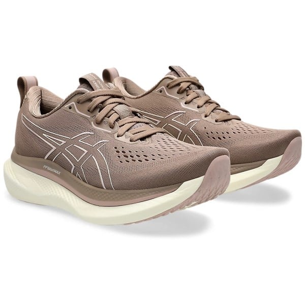 Asics GlideRide Max - Womens Running Shoes - Taupe/Grey/Birch