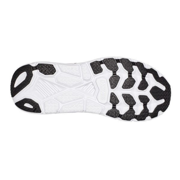 Hoka Clifton 7 - Mens Running Shoes - Black/White