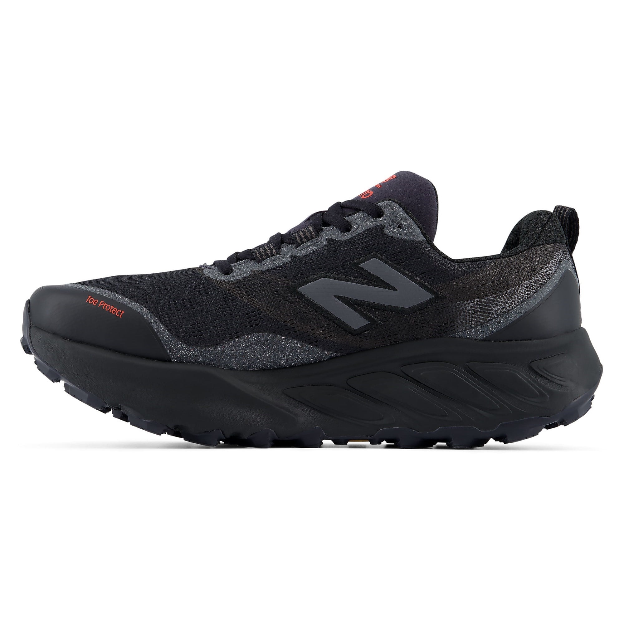 New Balance Fresh Foam Hierro v9 - Mens Trail Running Shoes - Dark Night/Neo Flame/Black - image 3