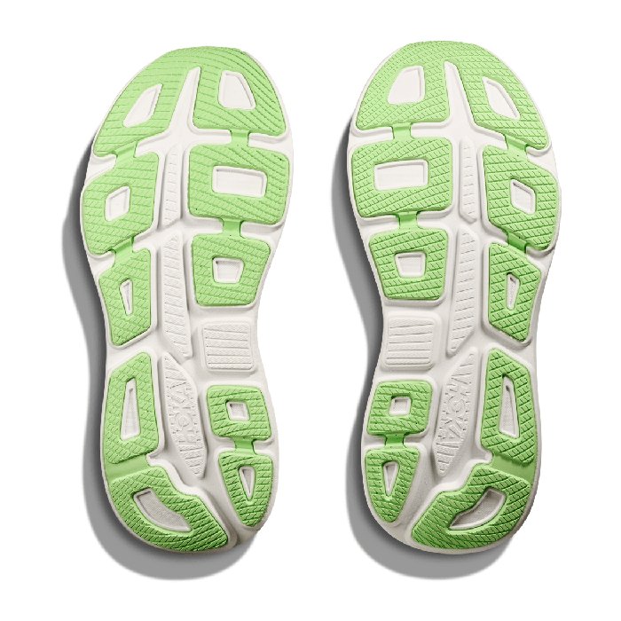 Hoka Bondi 9 - Mens Running Shoes - Luna Moth/Blue Spark
