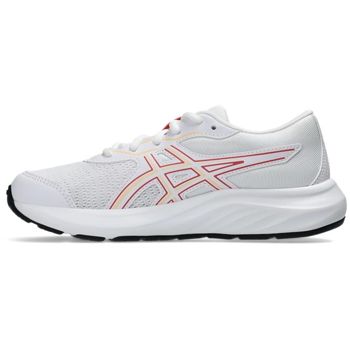 Asics Contend 9 GS - Kids Running Shoes - White/Orange