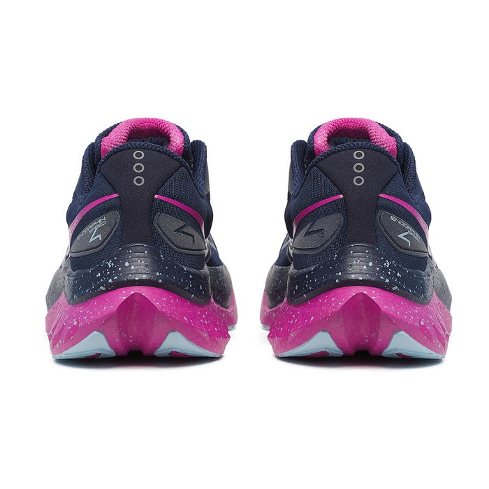Saucony Endorphin Speed 4 - Womens Running Shoes - Navy/Fuchsia