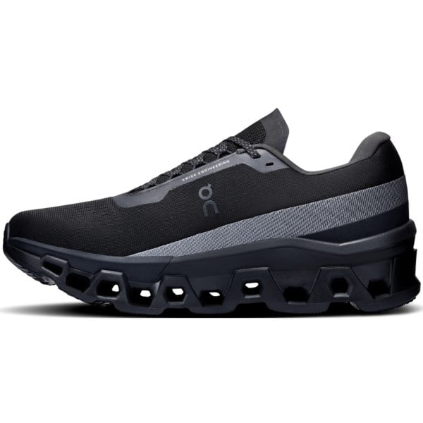 On Cloudmonster 2 - Mens Running Shoes - Black/Black