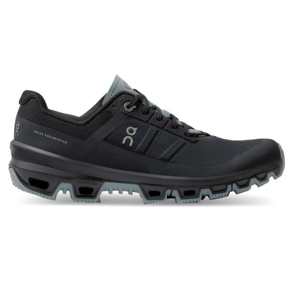 On Cloudventure 3 - Womens Trail Running Shoes - Black/Cobble
