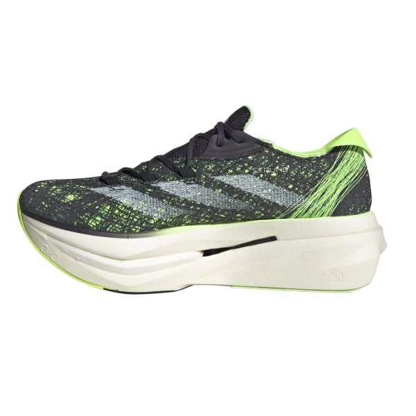 Adidas Adizero Prime X 2 Strung - Unisex Road Racing Shoes - Aurora Black/Zero Metallic/Green Spark