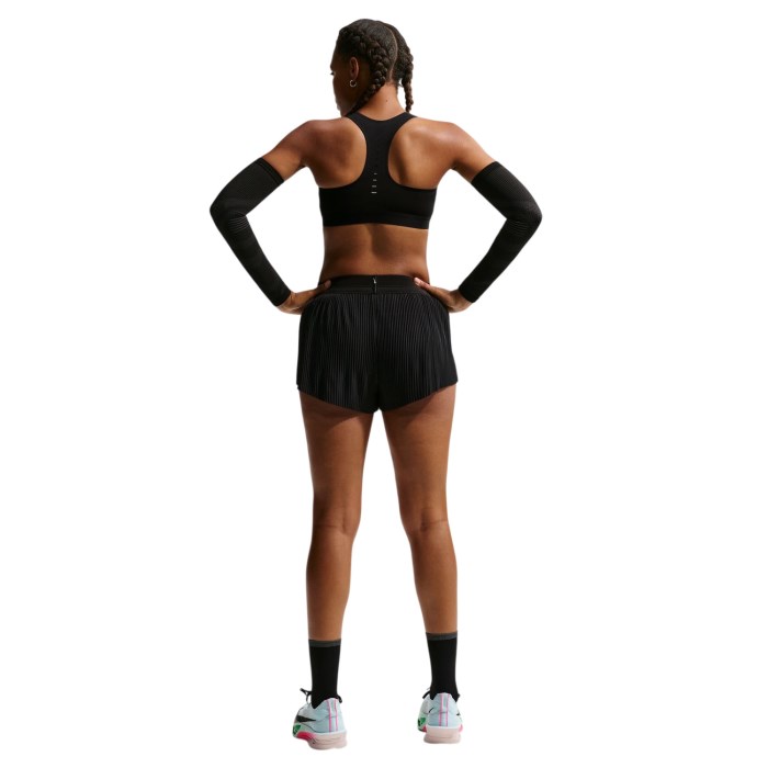 Nike Swift Womens High-Support Lightly Lined Sports Bra - Black/Reflective Silver