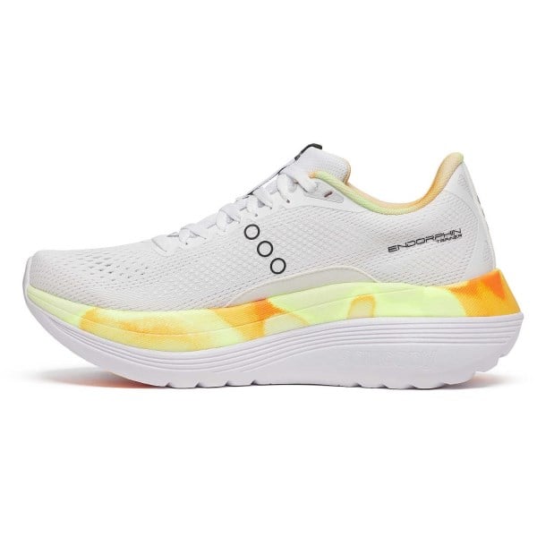 Saucony Endorphin Trainer - Womens Running Shoes - White/Black