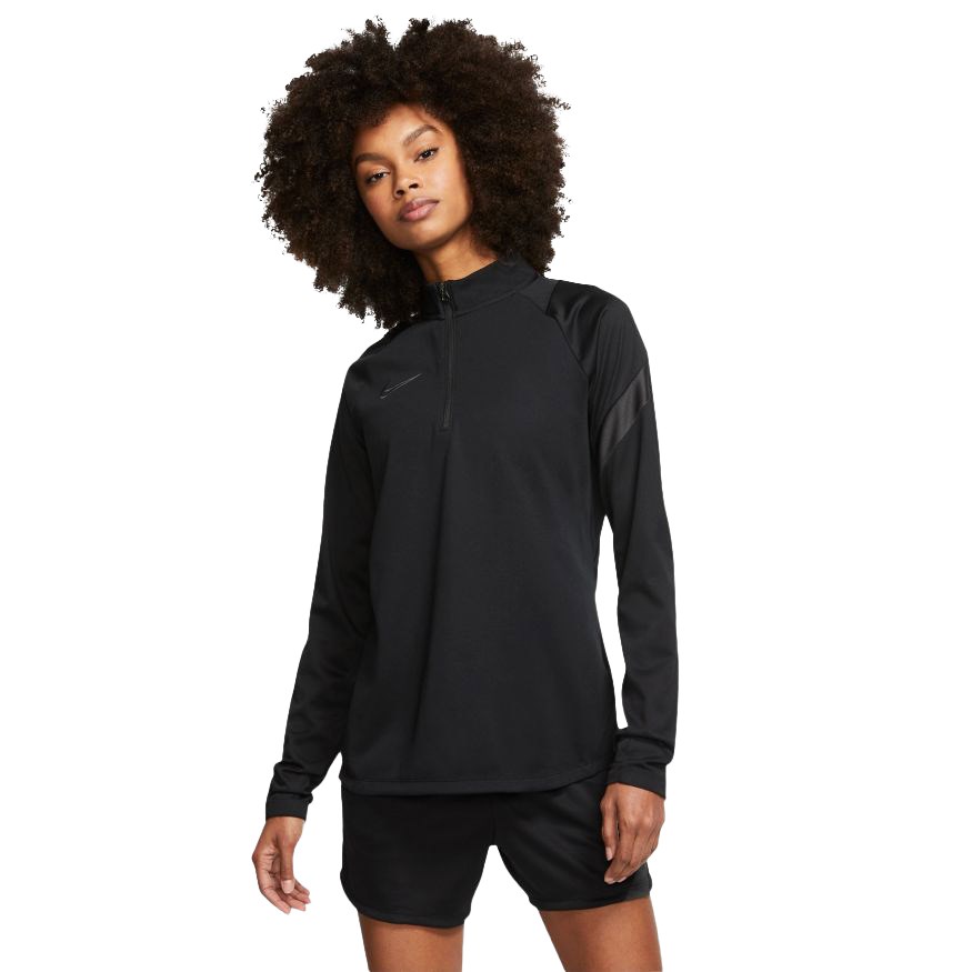 Nike Dri-Fit Academy Pro Womens Long Sleeve Drill Top - Black/Anthracite