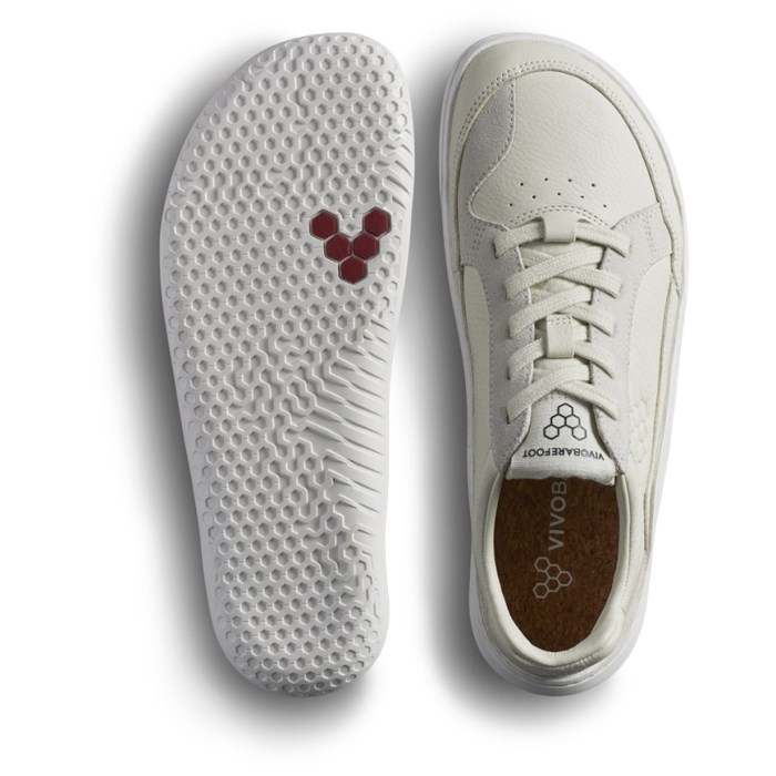 Vivobarefoot Gobi III Sneaker Leather - Mens Walking Shoes - Limestone - image 6