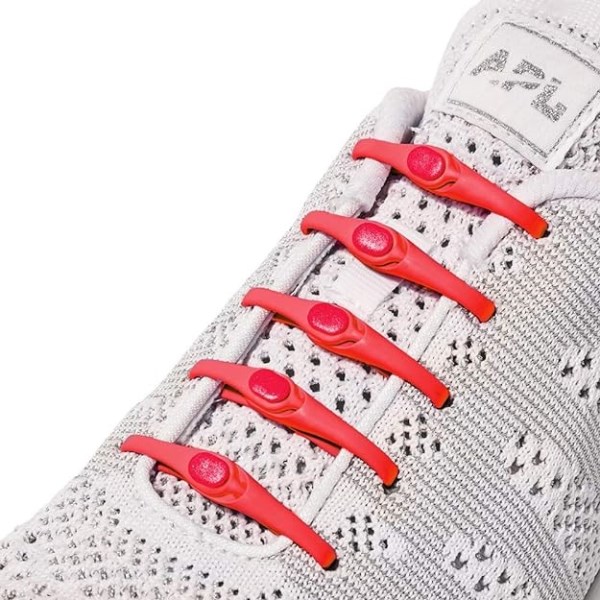 Hickies 2.0 No-Tie Elastic Shoe Laces - Red
