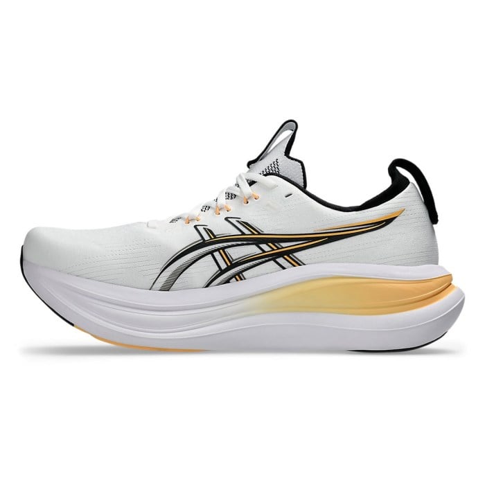 Asics Gel Nimbus 28 - Mens Running Shoes - White/Stadium Orange - image 2