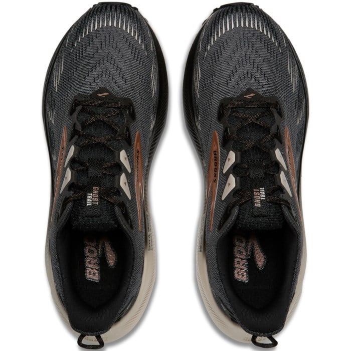 Brooks Ghost Trail - Mens Trail Running Shoes - Ebony/Black/Clove