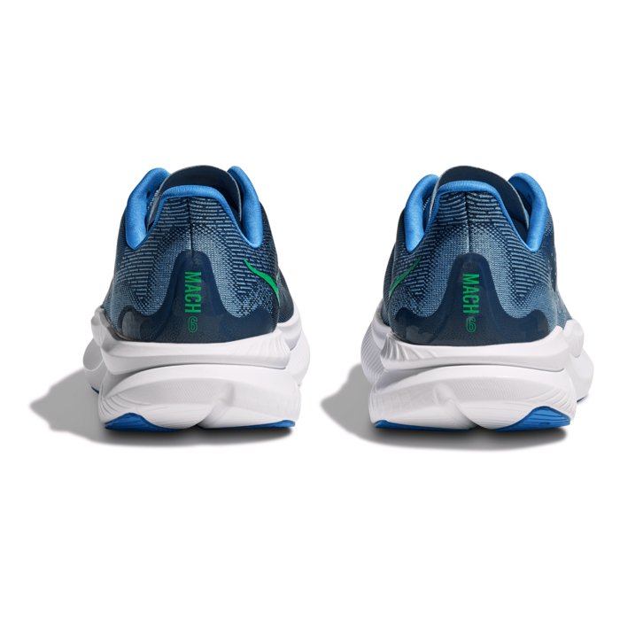 Hoka Mach 6 - Mens Running Shoes - Downpour/Thunder Cloud