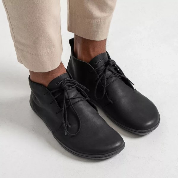 Vivobarefoot Gobi II Wild Hide - Mens Boots - Black