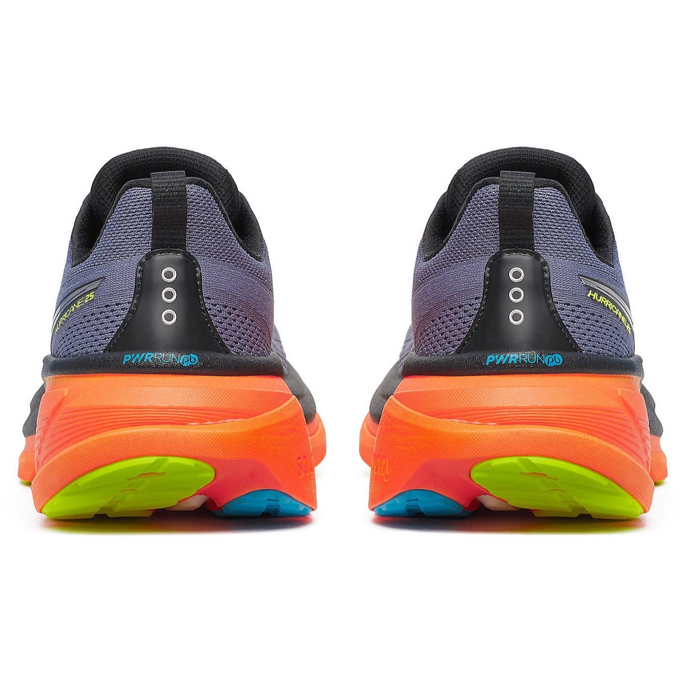 Saucony Hurricane 25 - Mens Running Shoes - Shadow/Vizi