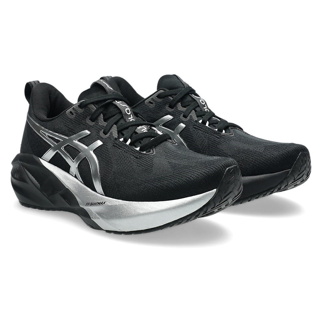 Asics Novablast 5 Platinum - Womens Running Shoes - Platinum/Black - image 2