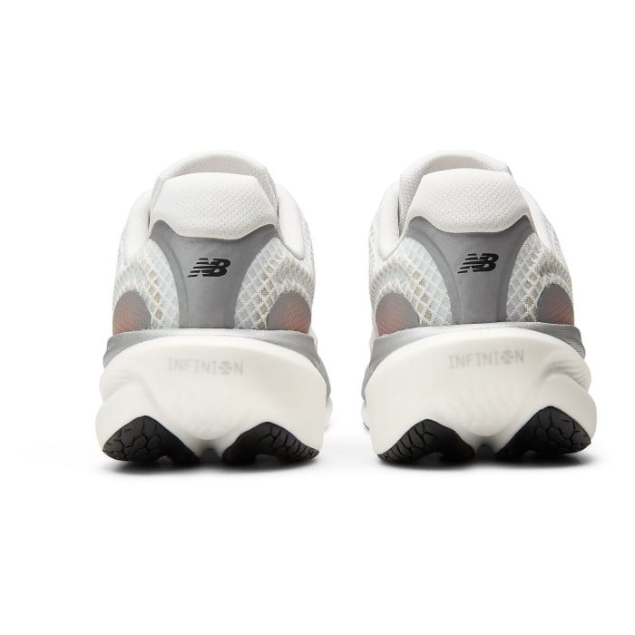New Balance 1080v15 Breathe - Mens Running Shoes - White/Pink Heat/Tangerine Heat - image 6