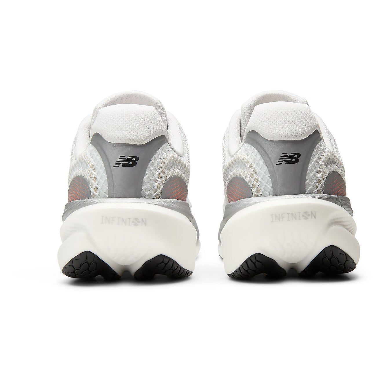 New Balance 1080v15 Breathe - Mens Running Shoes - White/Pink Heat/Tangerine Heat - image 6