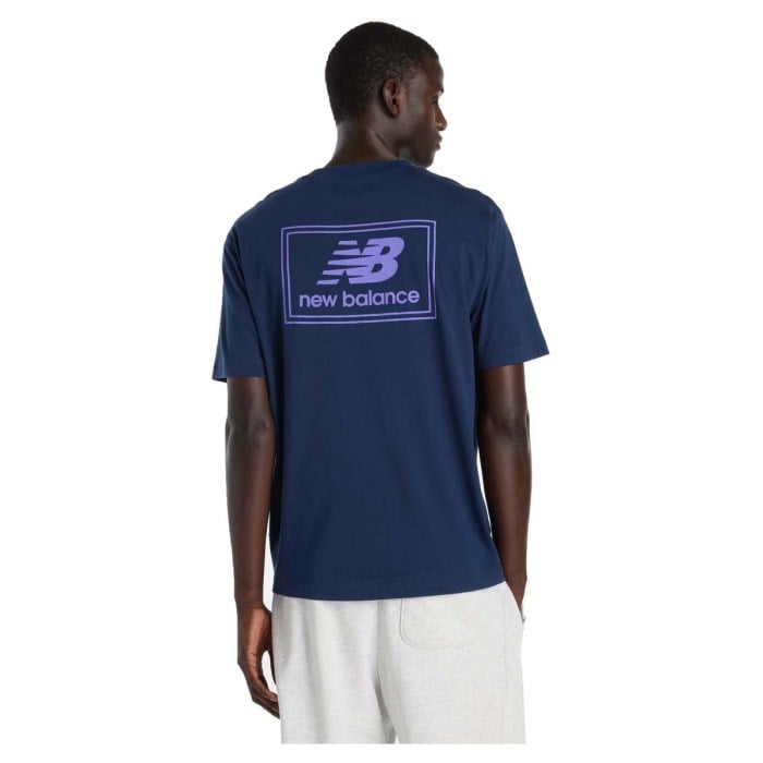 New Balance Mens Woven Label T-Shirt - NB Navy