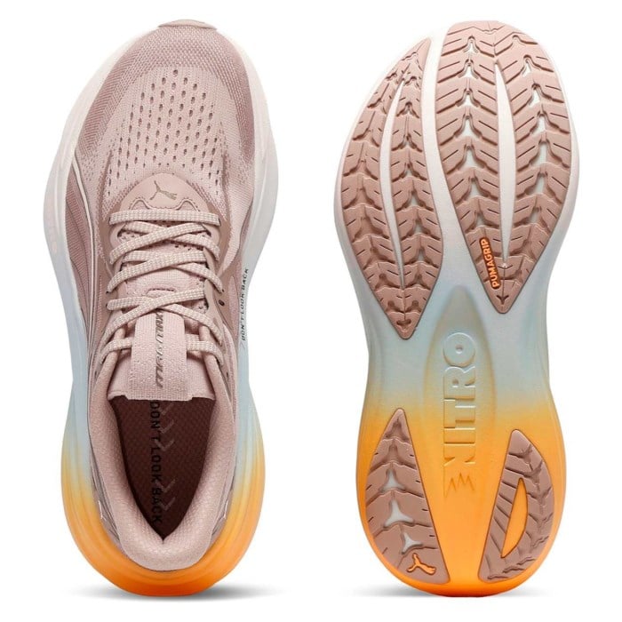 Puma MagMax Nitro 2 Run Club - Mens Running Shoes - Rose Latte/Jasmine Flower