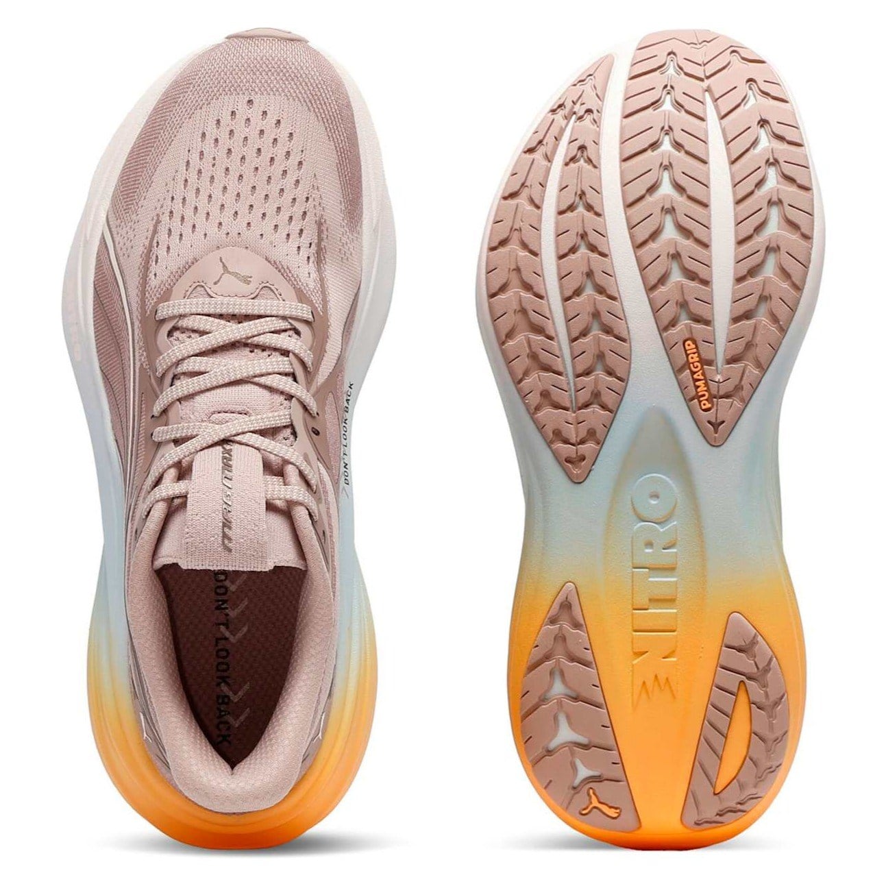 Puma MagMax Nitro 2 Run Club - Mens Running Shoes - Rose Latte/Jasmine Flower