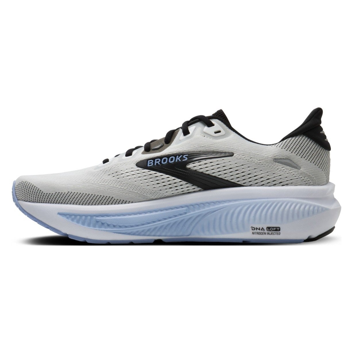 Brooks Ghost 18 - Mens Running Shoes - White/Black/Open Air